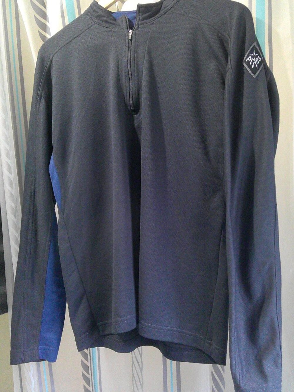 "PrAna" Tech 1/4 Zip Pullover Breathable/Moisture Wicking/Long Sleeves Man Sz L